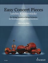 Easy Concert Pieces: 26 Easy Concert Pieces from 4 Centuries String Quartet cover